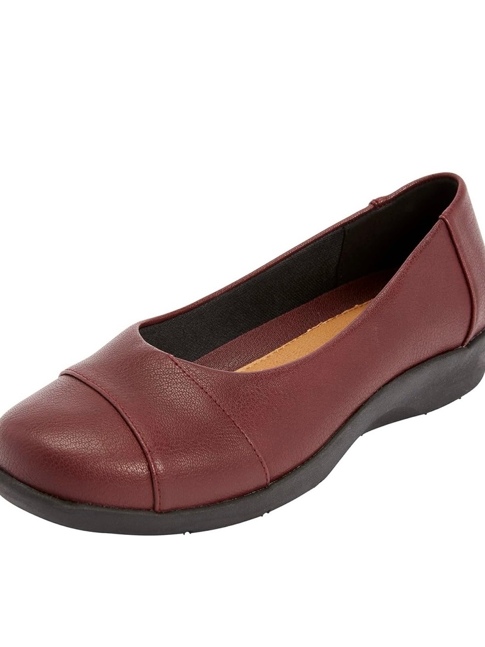 Comfortview The Gab - Zapato plano ancho para mujer